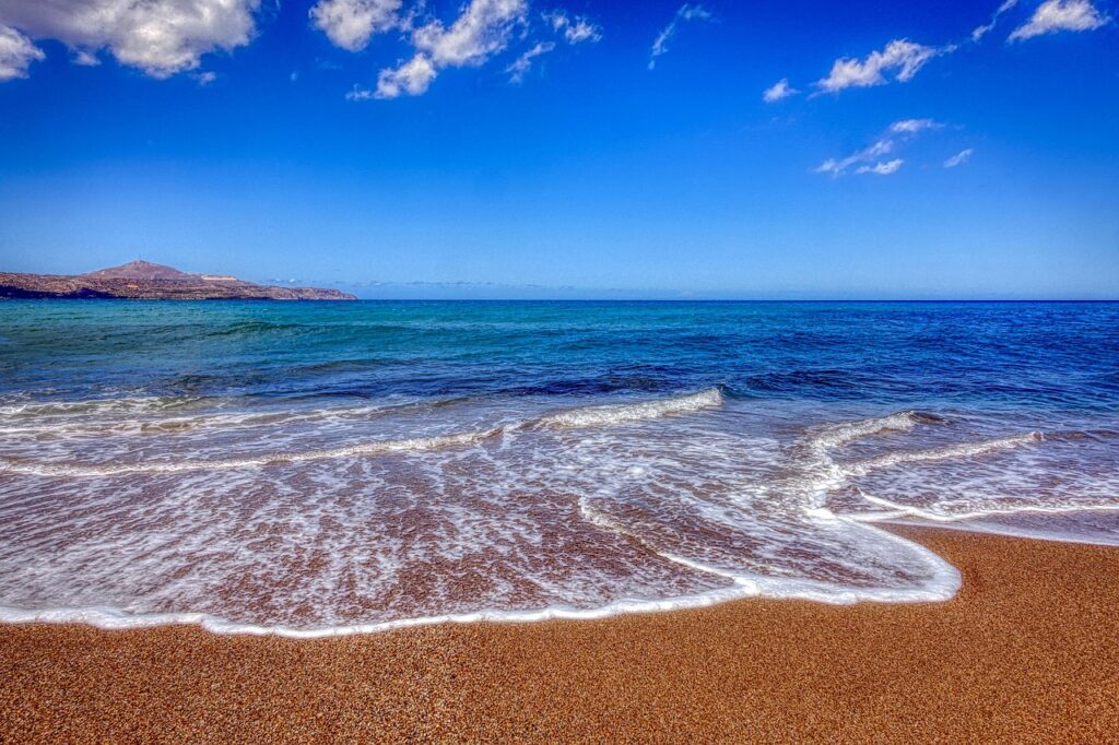 beach, coast, waves, sand, water, swim, wet, refresh, sky, clouds, mediterranean, warm, sunny, vacations, crete, greece, relaxation, travel, nature, landscape, refresh, refresh, refresh, sky, sunny, crete, crete, crete, crete, crete, greece, greece, greece, greece, greece, relaxation, landscape